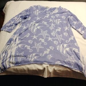 India Boutique women's 3/4 sleeved top one size